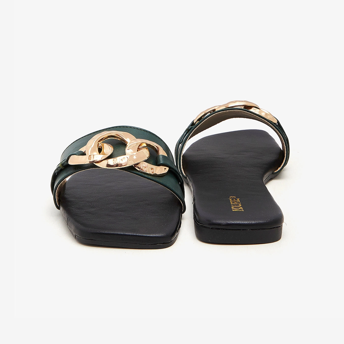 Square Toe Slides Toilet Slippers