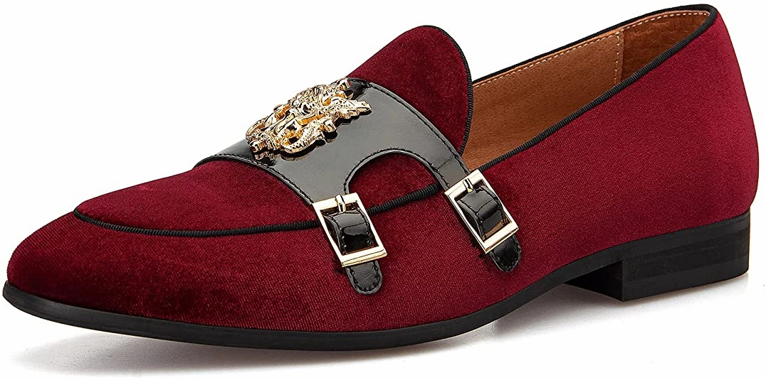 Men Loafers Men's Velvet Loafers Shoes and Wedding Shoes for Men Party Shoes Leggings With Loafers