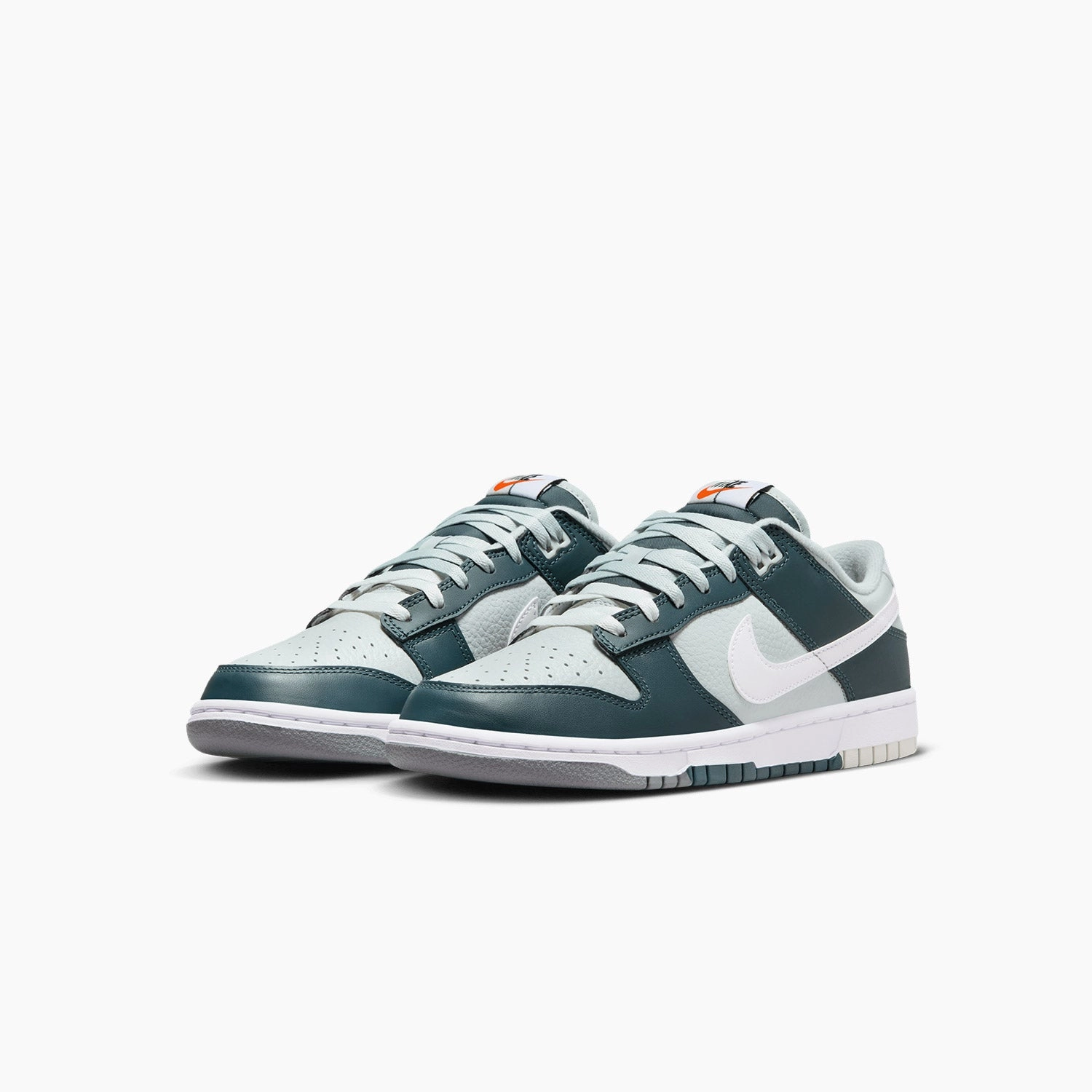 Men's Dunk Low Retro Premium "Split" Teal And Orange Nike Shoes