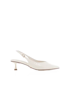 SELAH WIDE FIT - BONE PATENT Dollhouse High Heel Shoes