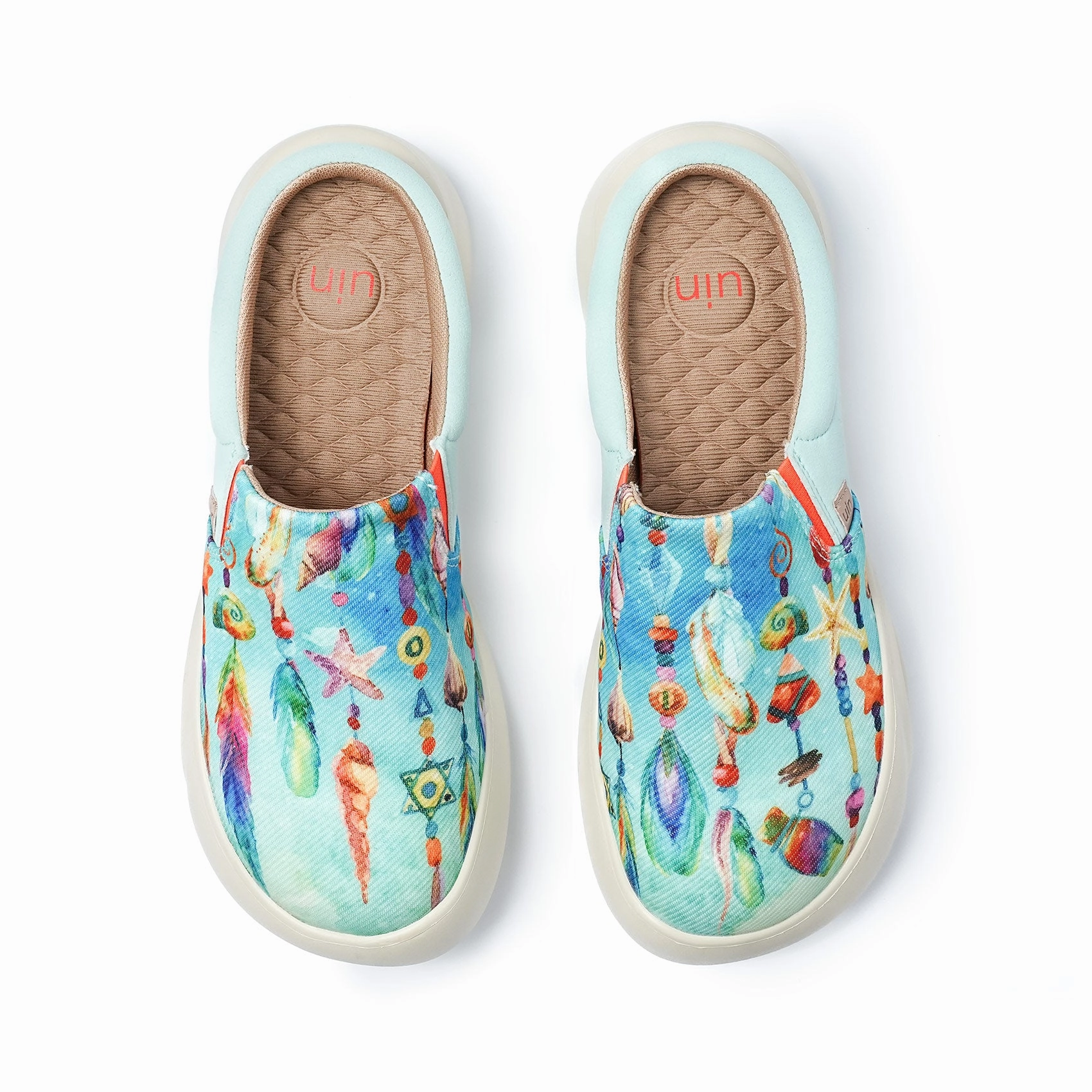 Shell Pendants Denia III Women Arch Support Slide Sandals