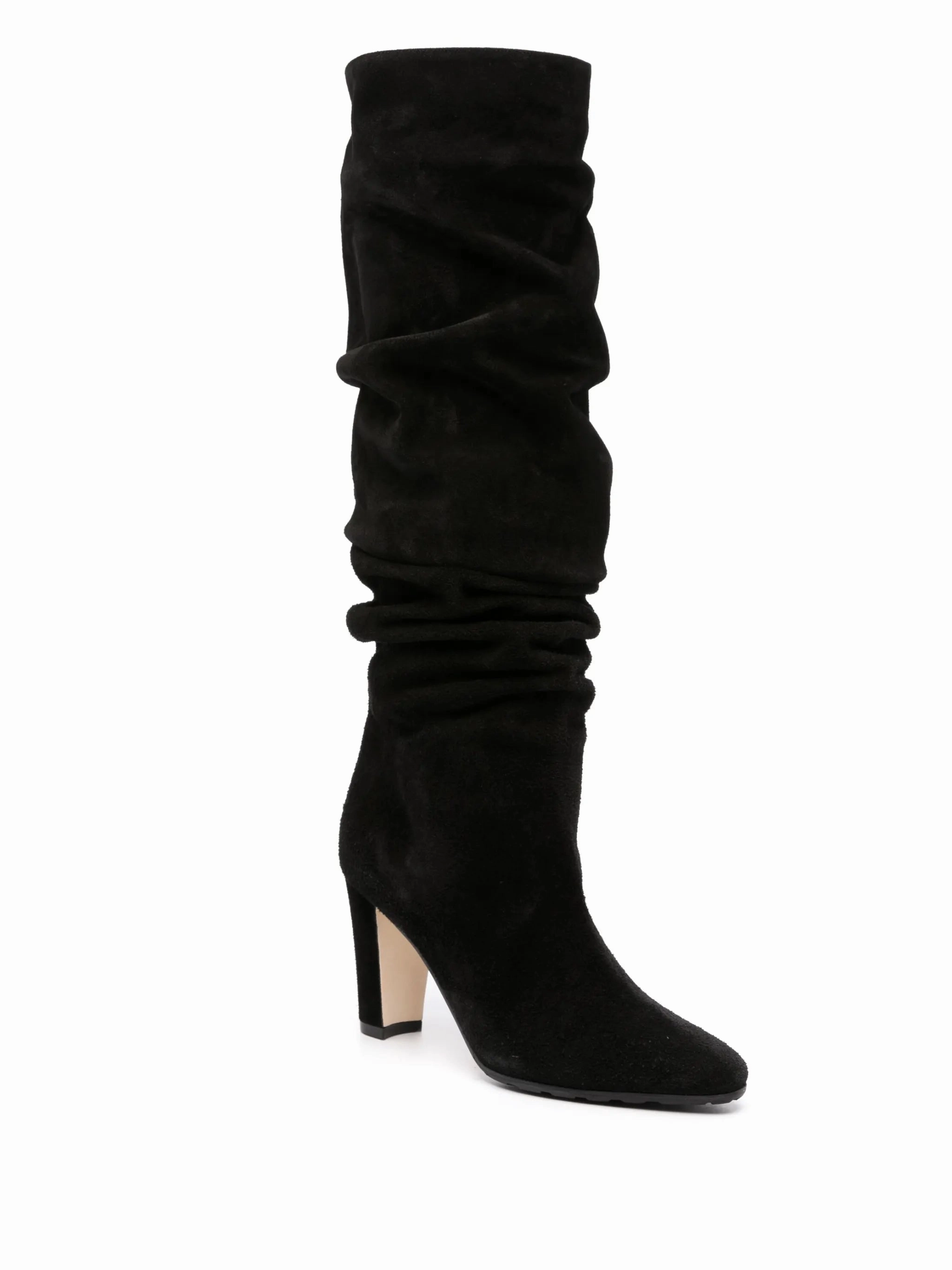Calasso 85mm suede boots Embellished Leather Ankle Boots