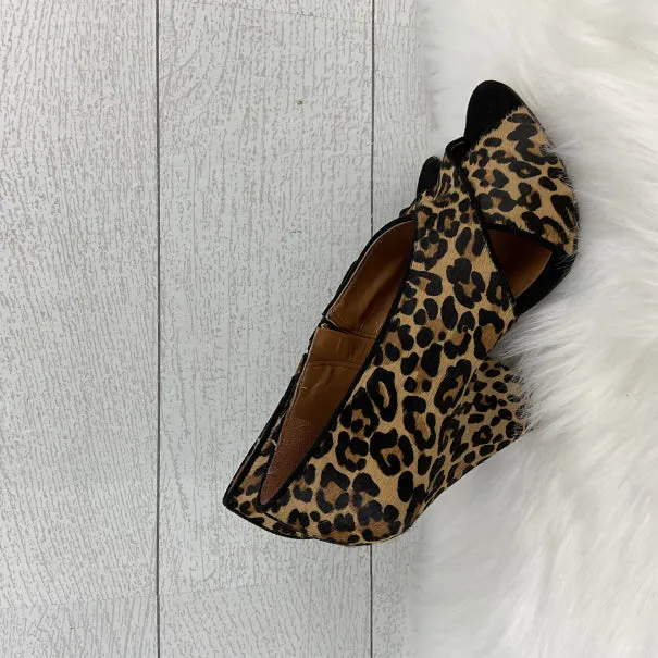 Ugly Feet High Heels Shoes Heels Kitten By Nine West In Animal Print, Size: 5.5