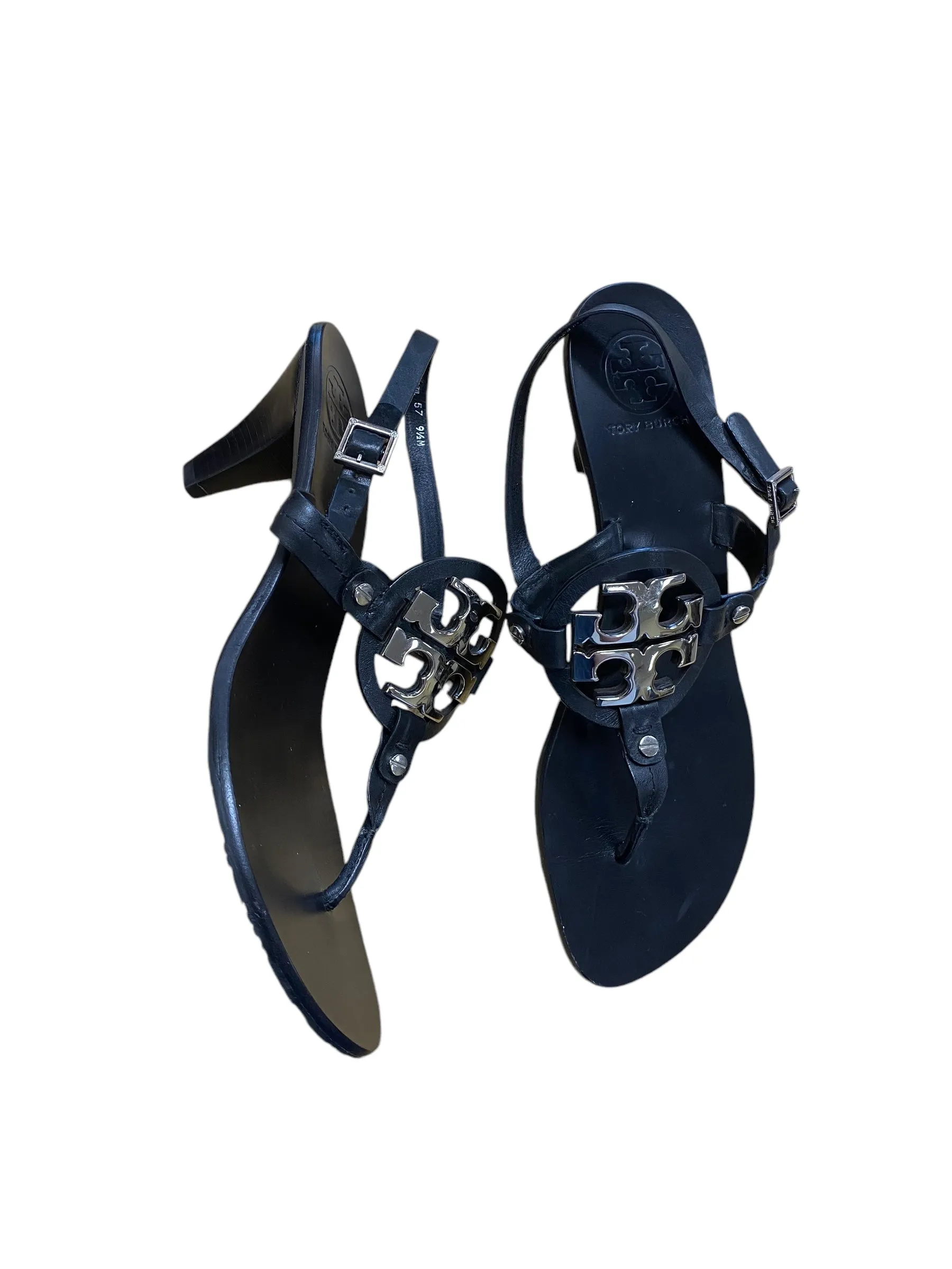 Heels Wide Width Shoes Heels Kitten By Tory Burch In Black, Size: 9.5