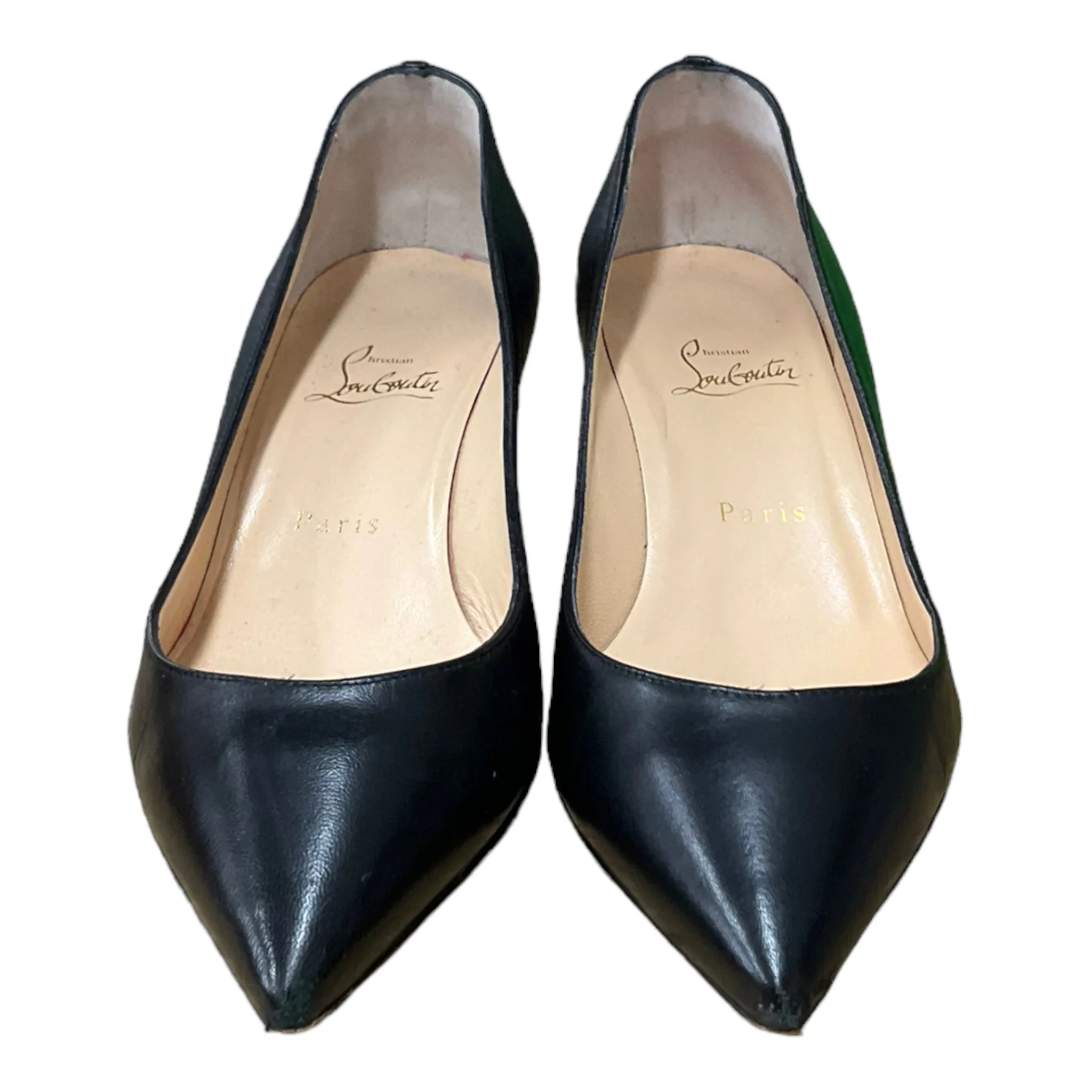 Gold Wing High Heels Shoes Heels Wedge By Christian Louboutin  Size: 9