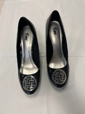 Suede Knee High Block Heel Boots Shoes Heels Wedge By Fioni  Size: 9