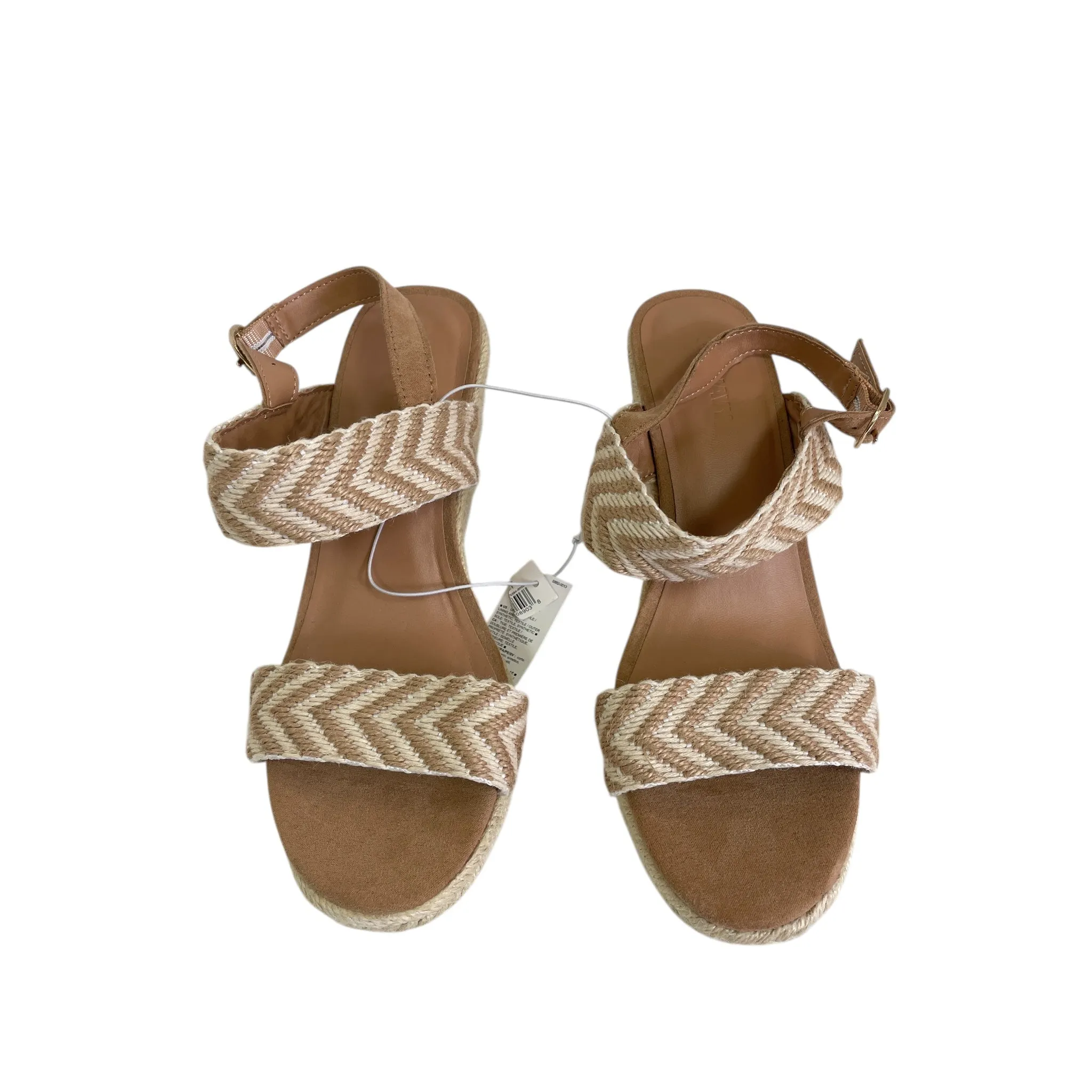 Shoes Heels Wedge By Old Navy In Taupe, Size:7 Underwood High Heels