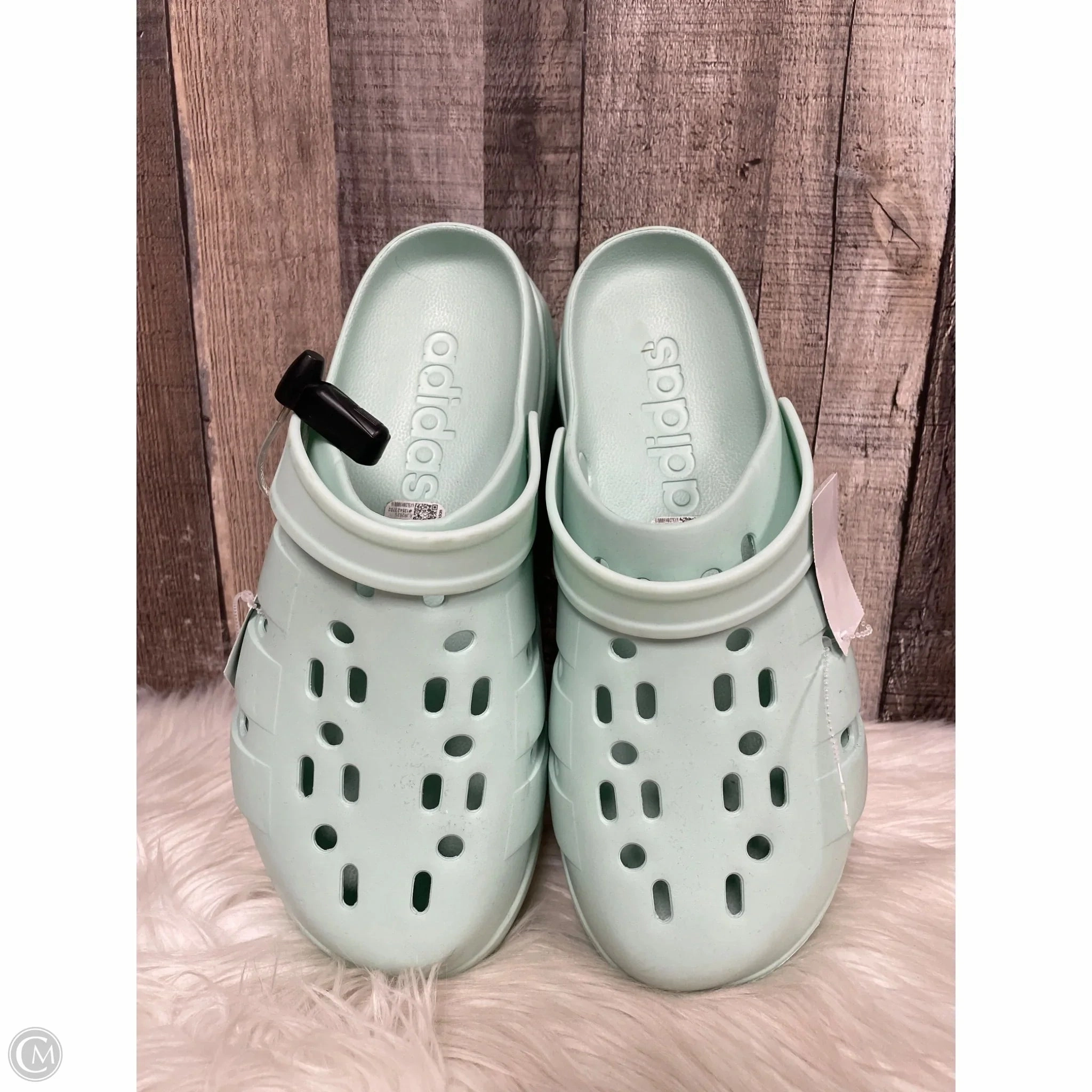 Shoes Heels Platform By Adidas In Green, Size: 11 Sexy In High Heels