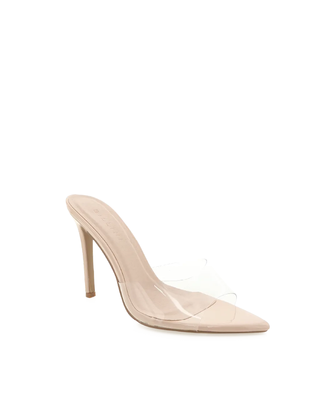 QUINETTE - NUDE PATENT-CLEAR Beautiful Heel Shoes