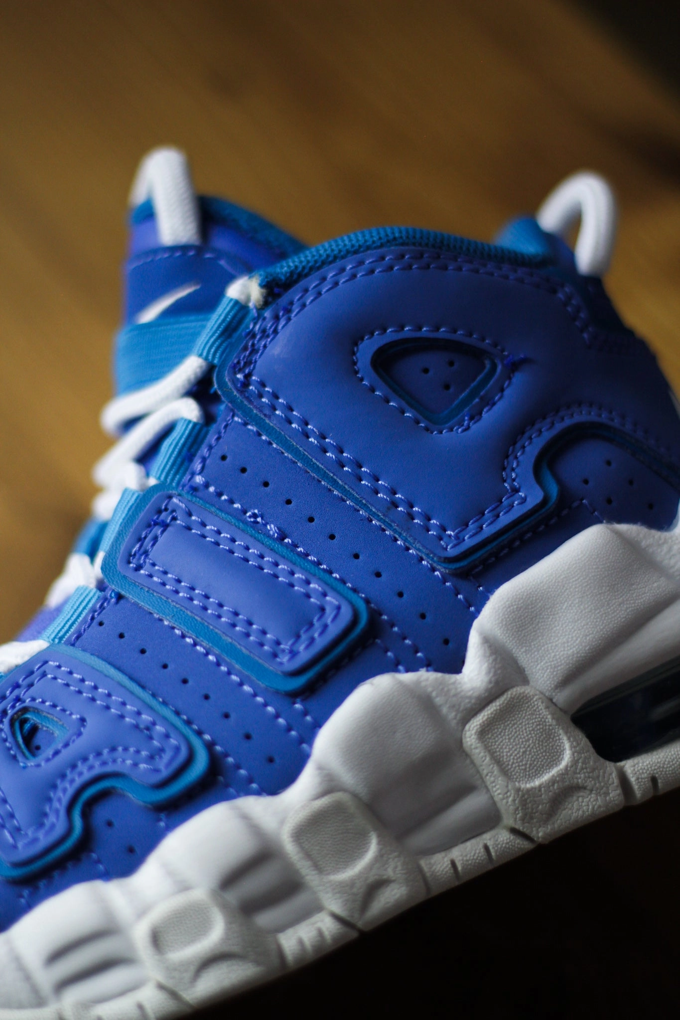 AIR MORE UPTEMPO (PS) "MEDIUM BLUE" Nike Shoes Thick Sole