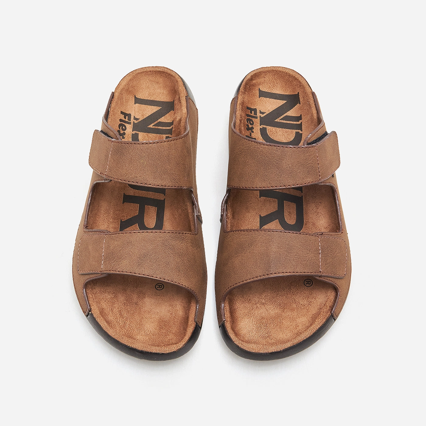 Men's Double Strap Slides Bubbles Slides