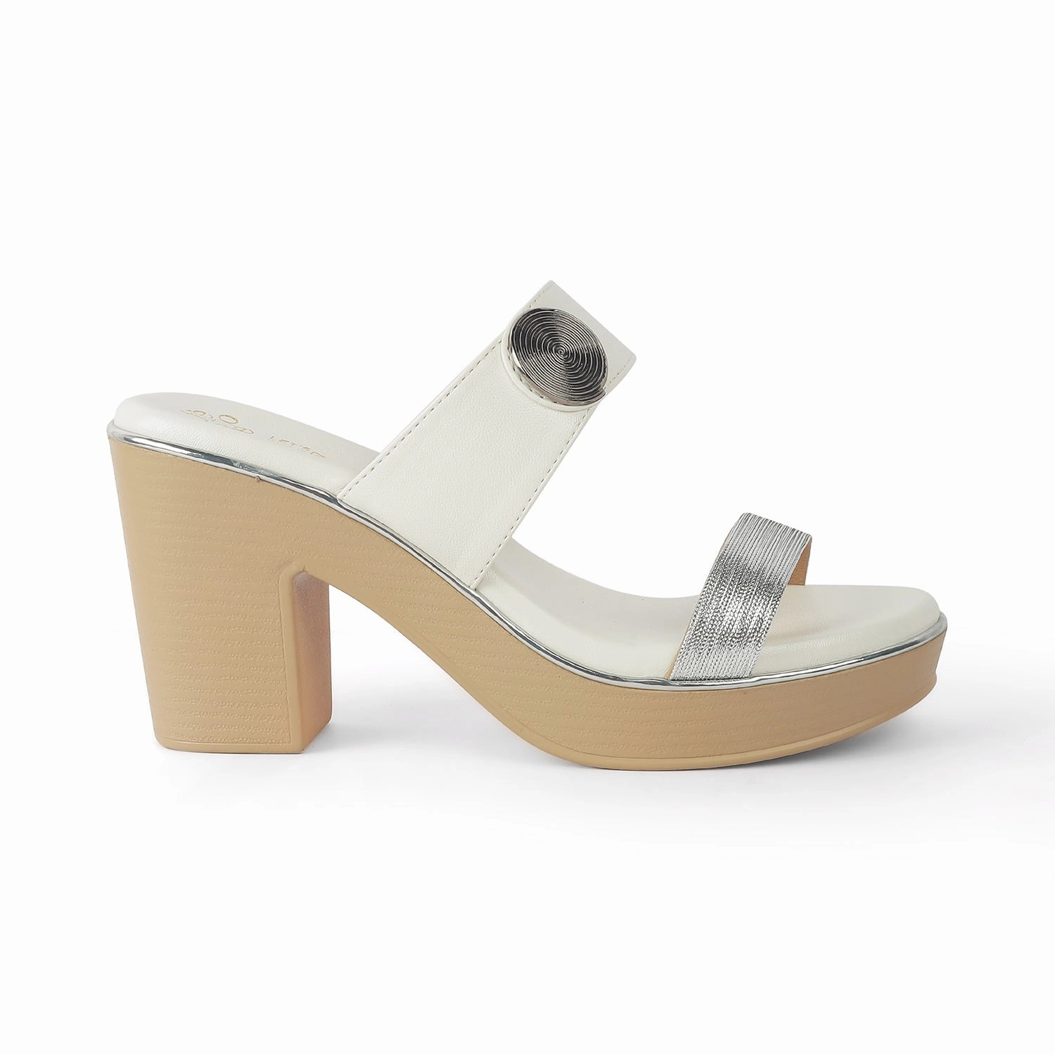 Birkenstock Flower Sandals Tresmode Tall White Women's Dress Block Heel Sandals