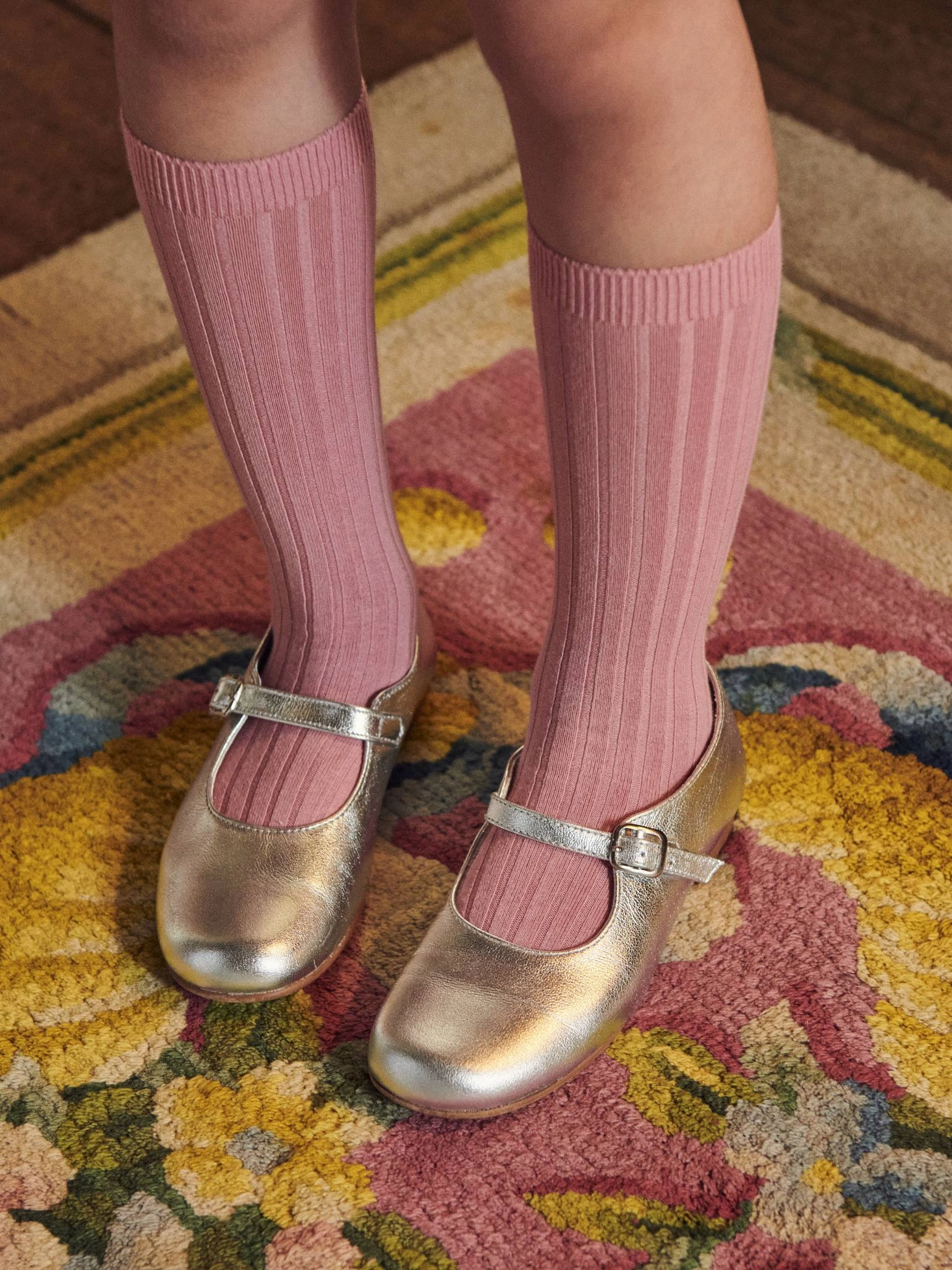 Silver Leather Girl Mary Jane Shoes Discount Store