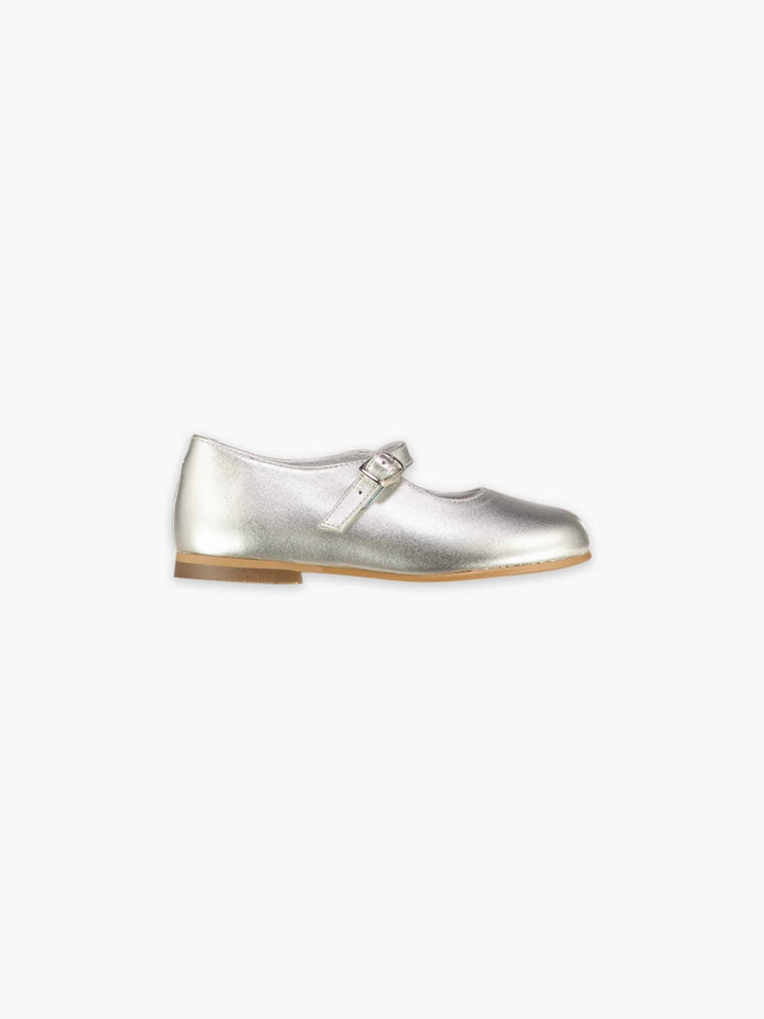 Silver Leather Girl Mary Jane Shoes Banned Shoes