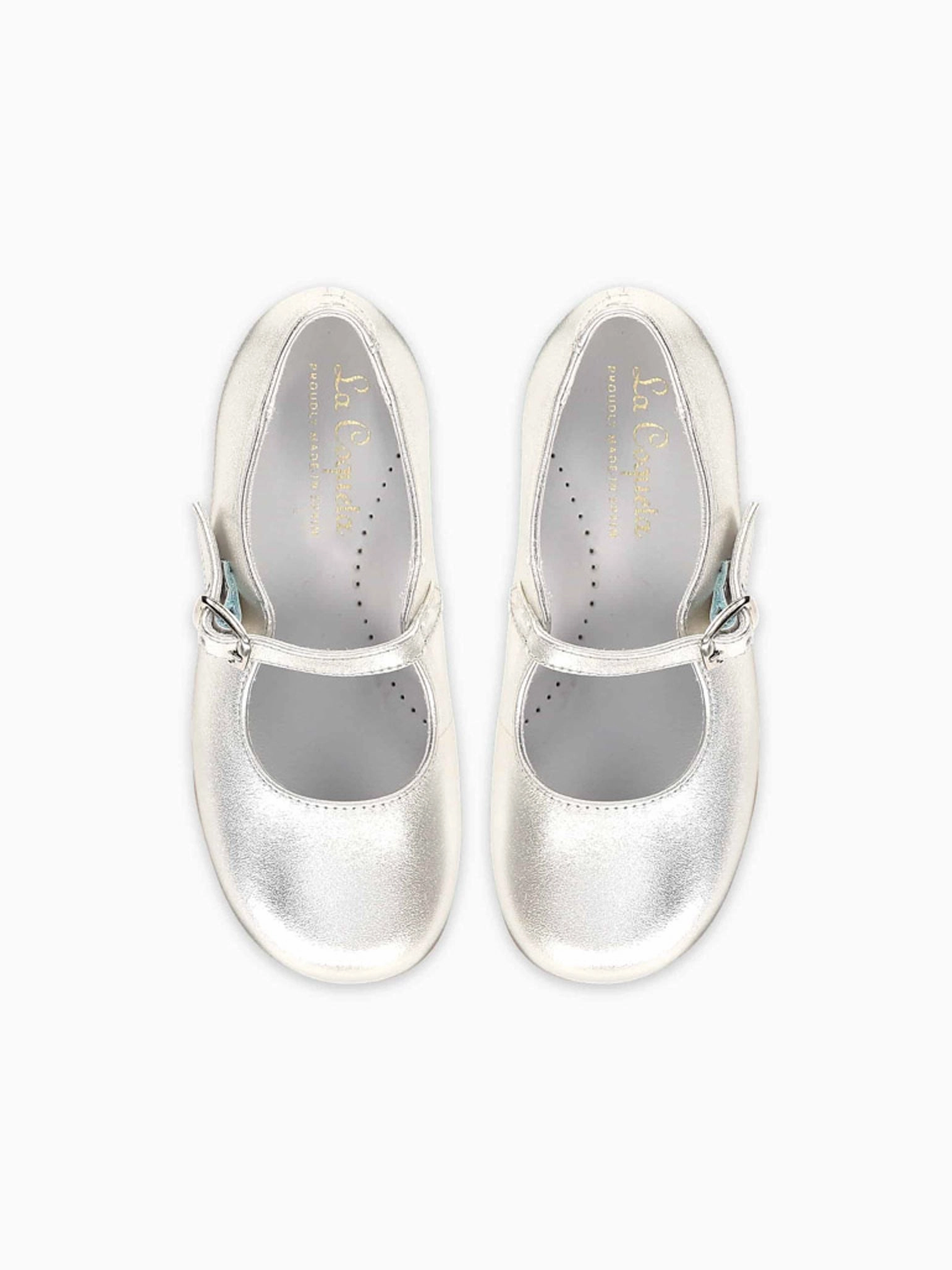 Silver Leather Girl Mary Jane Shoes Shoes For Supination