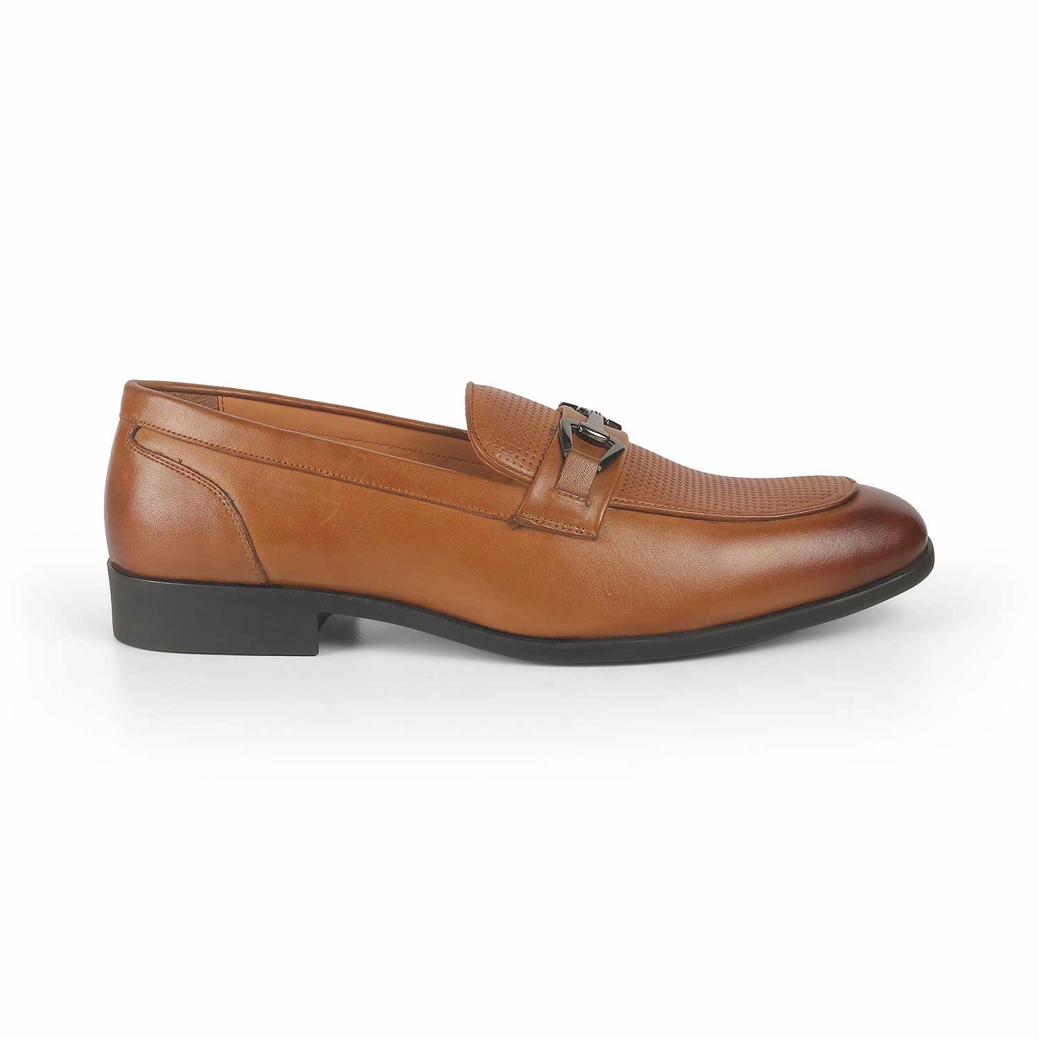 Chocolate Flow Heeled Loafers Tresmode Montli Tan Men's Leather Loafers