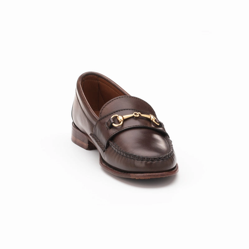 Women's Horsebit Loafers - Dark Brown Calf