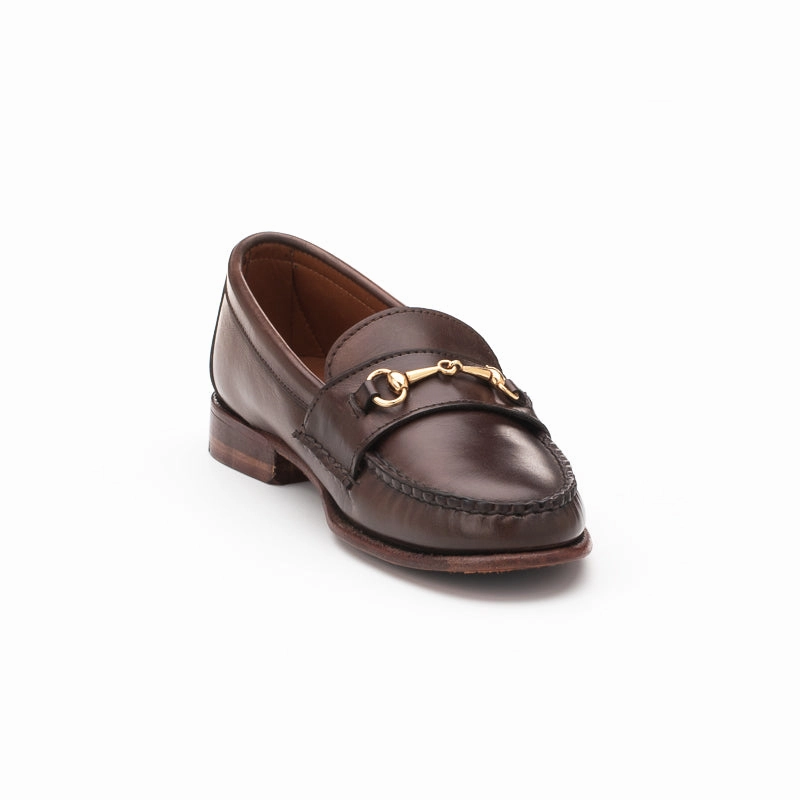 Women's Horsebit Loafers - Dark Brown Calf