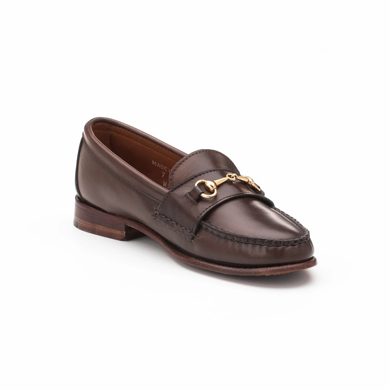 Women's Horsebit Loafers - Dark Brown Calf