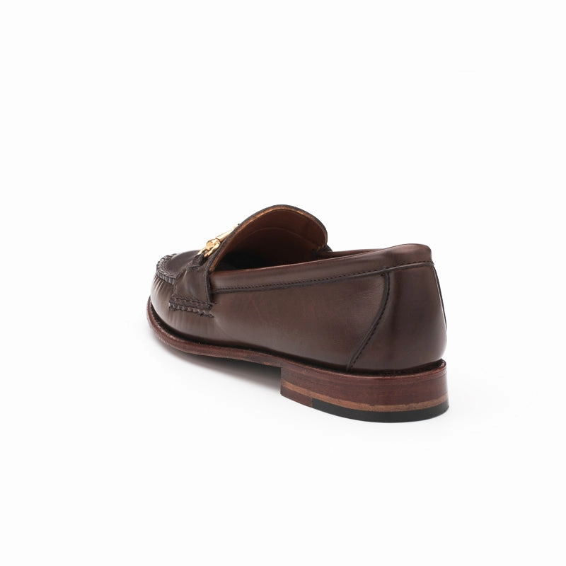 Women's Horsebit Loafers - Dark Brown Calf Work Outfits With Loafers