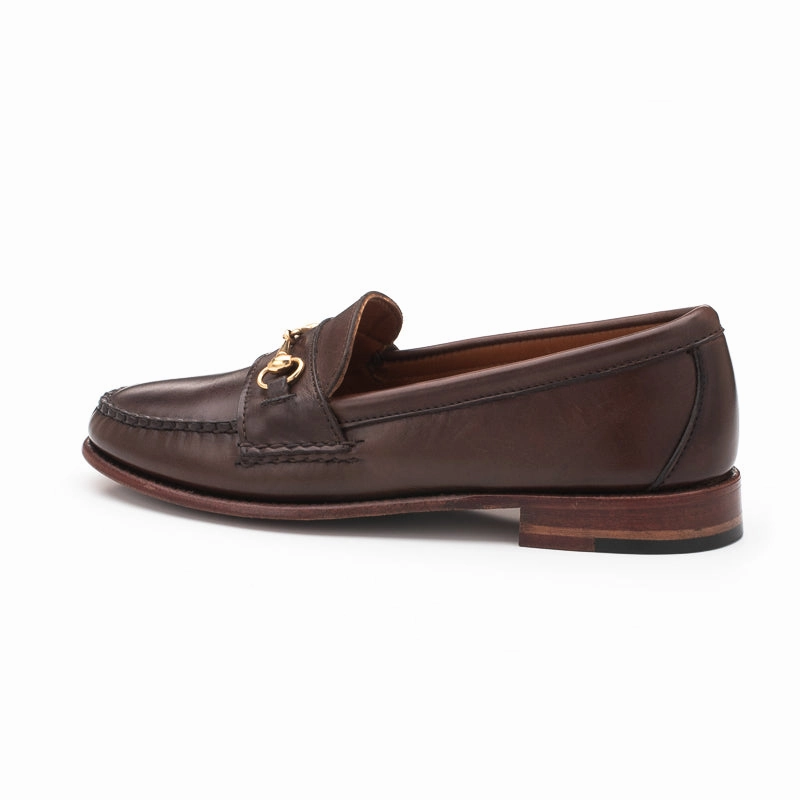 Women's Horsebit Loafers - Dark Brown Calf Fendi Loafers