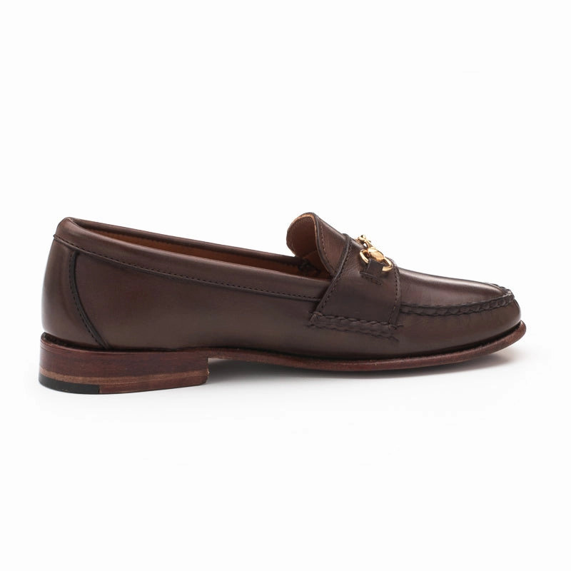 Women's Horsebit Loafers - Dark Brown Calf Rossini Loafers