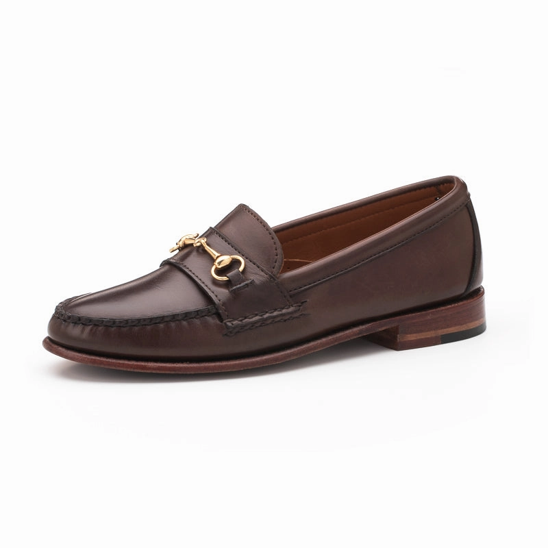 Women's Horsebit Loafers - Dark Brown Calf
