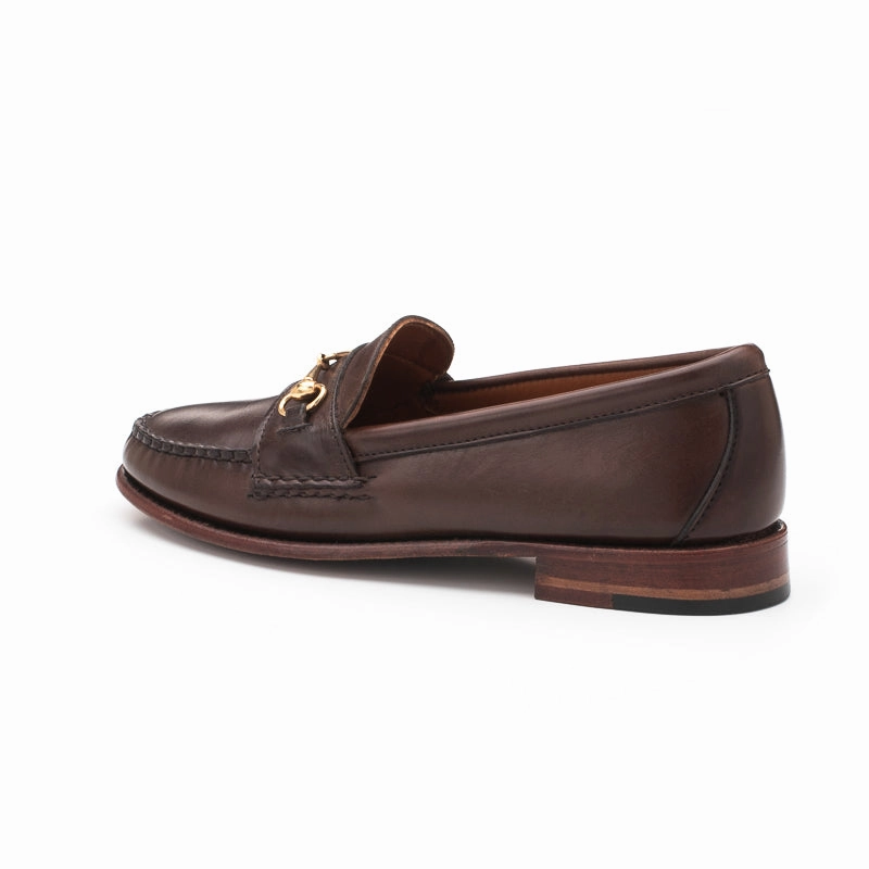 Loafers And Skirts Women's Horsebit Loafers - Dark Brown Calf