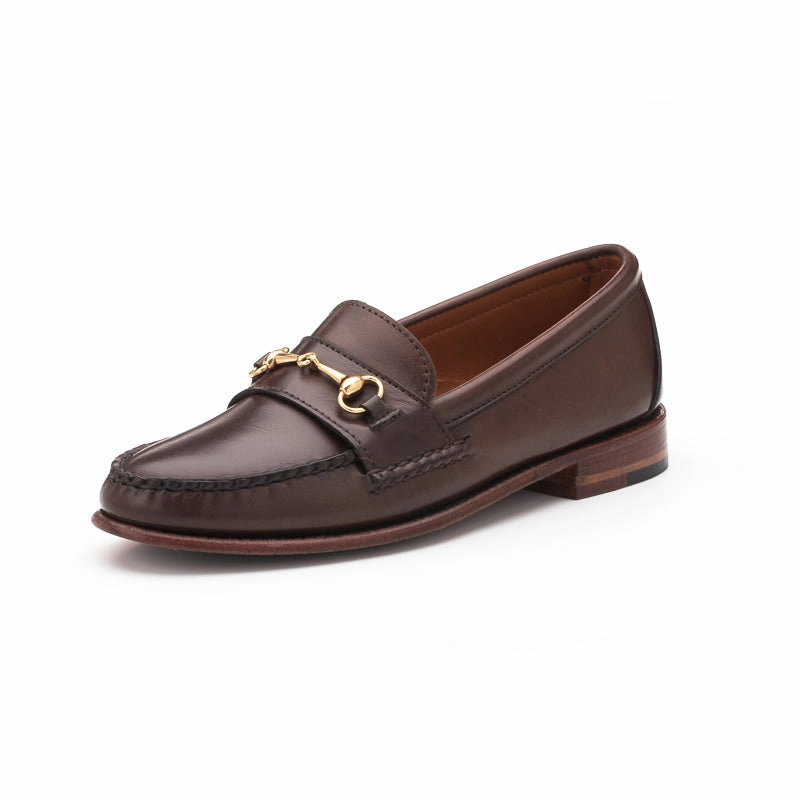 Women's Horsebit Loafers - Dark Brown Calf