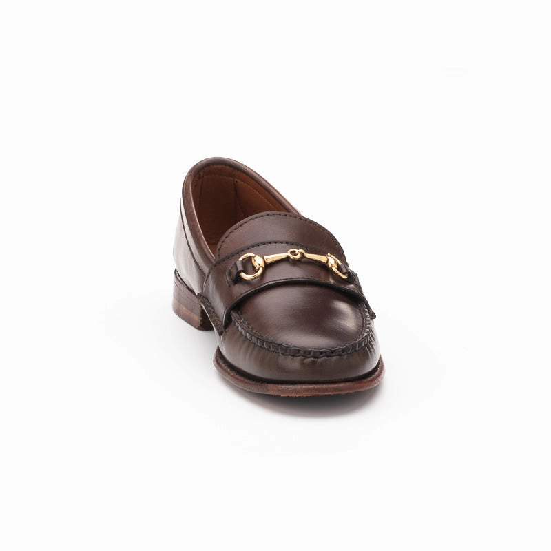Women's Horsebit Loafers - Dark Brown Calf