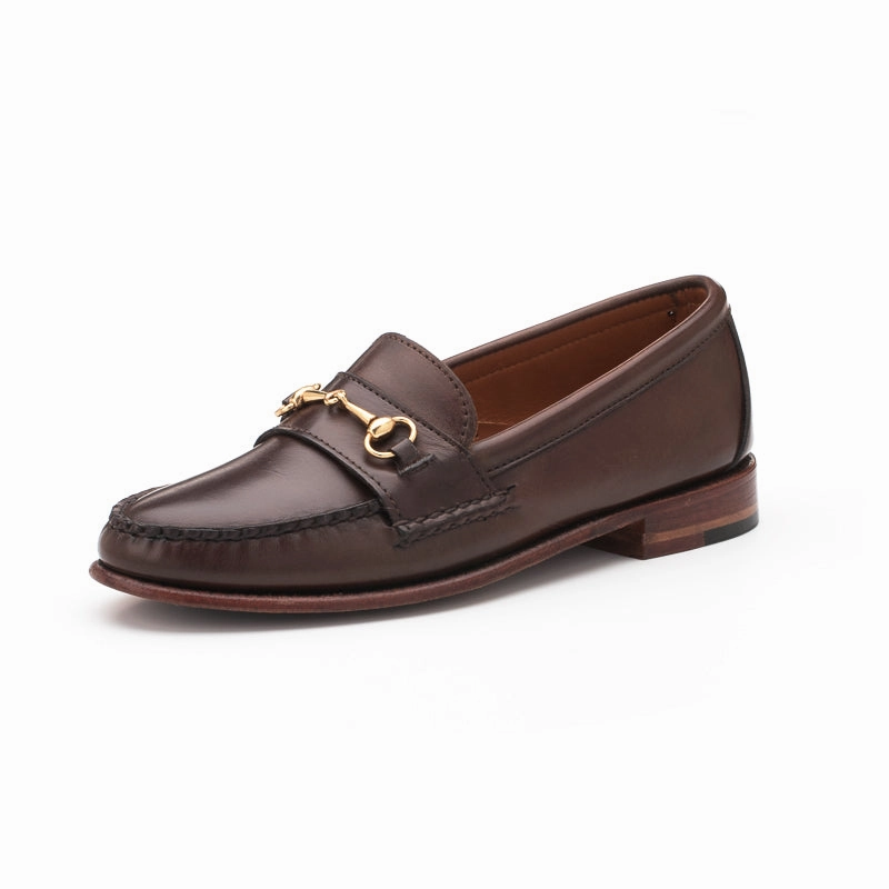 Women's Horsebit Loafers - Dark Brown Calf