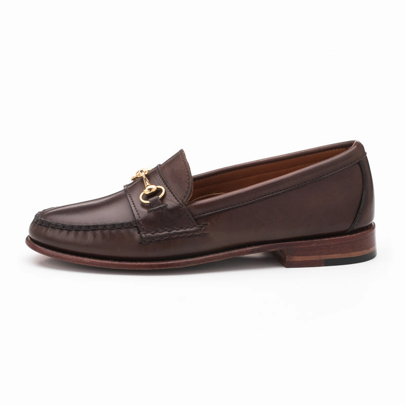 Women's Horsebit Loafers - Dark Brown Calf