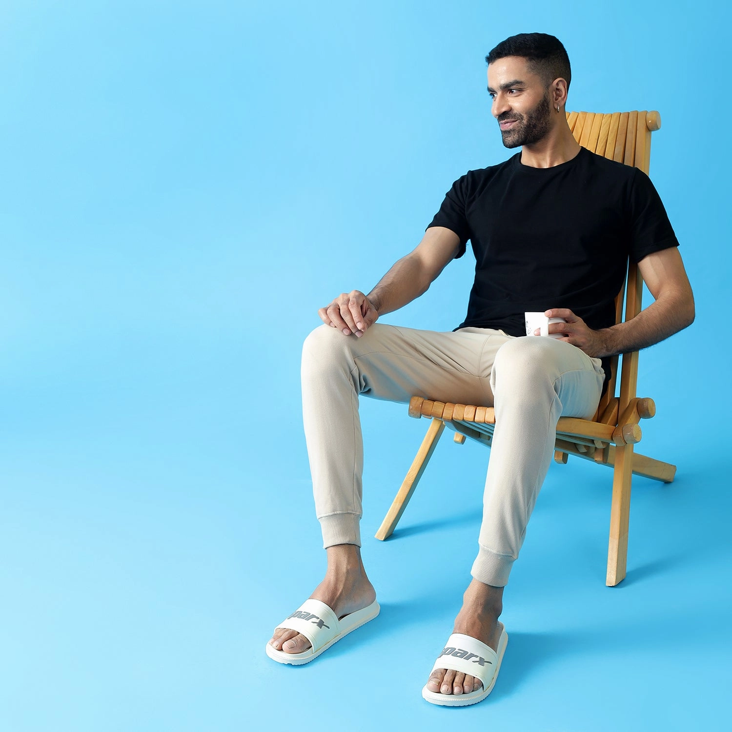 Double Wide Width Sandals Arch Support Slippers for Men SFG 2101