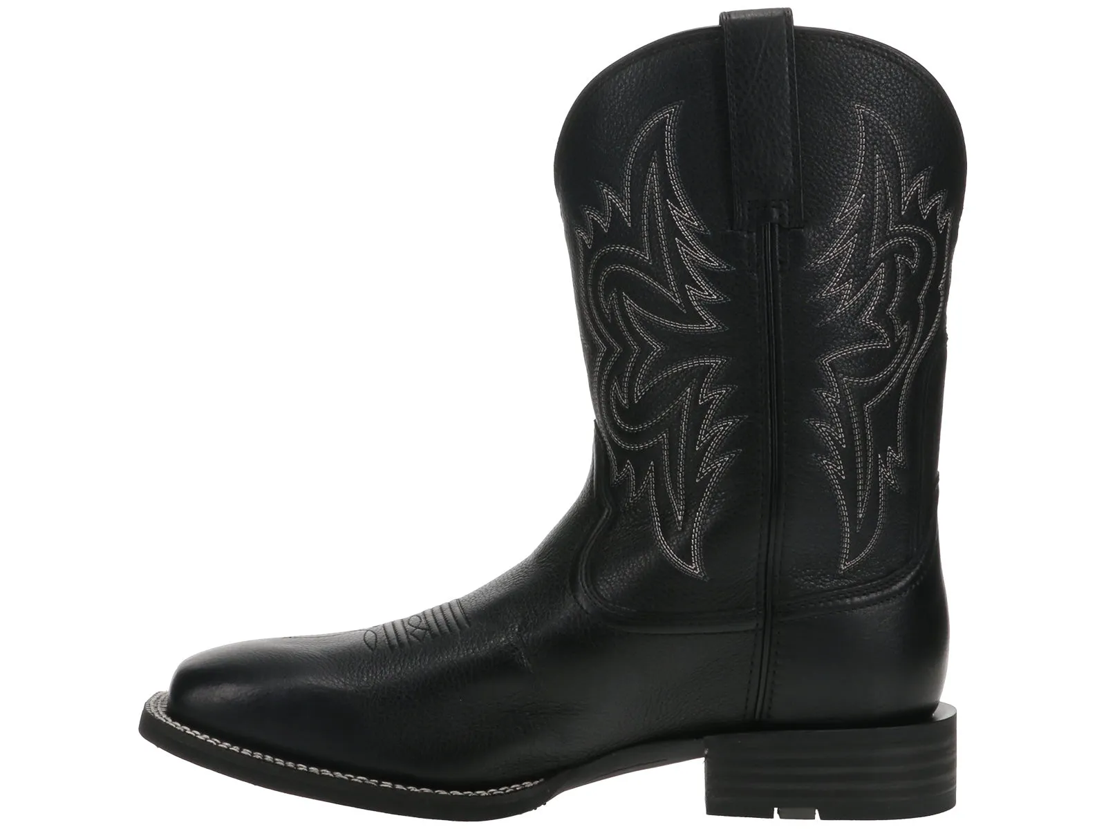 Ariat Western Big Rig Square Toe Cowboy Boot Black 400 Gram Work Boots