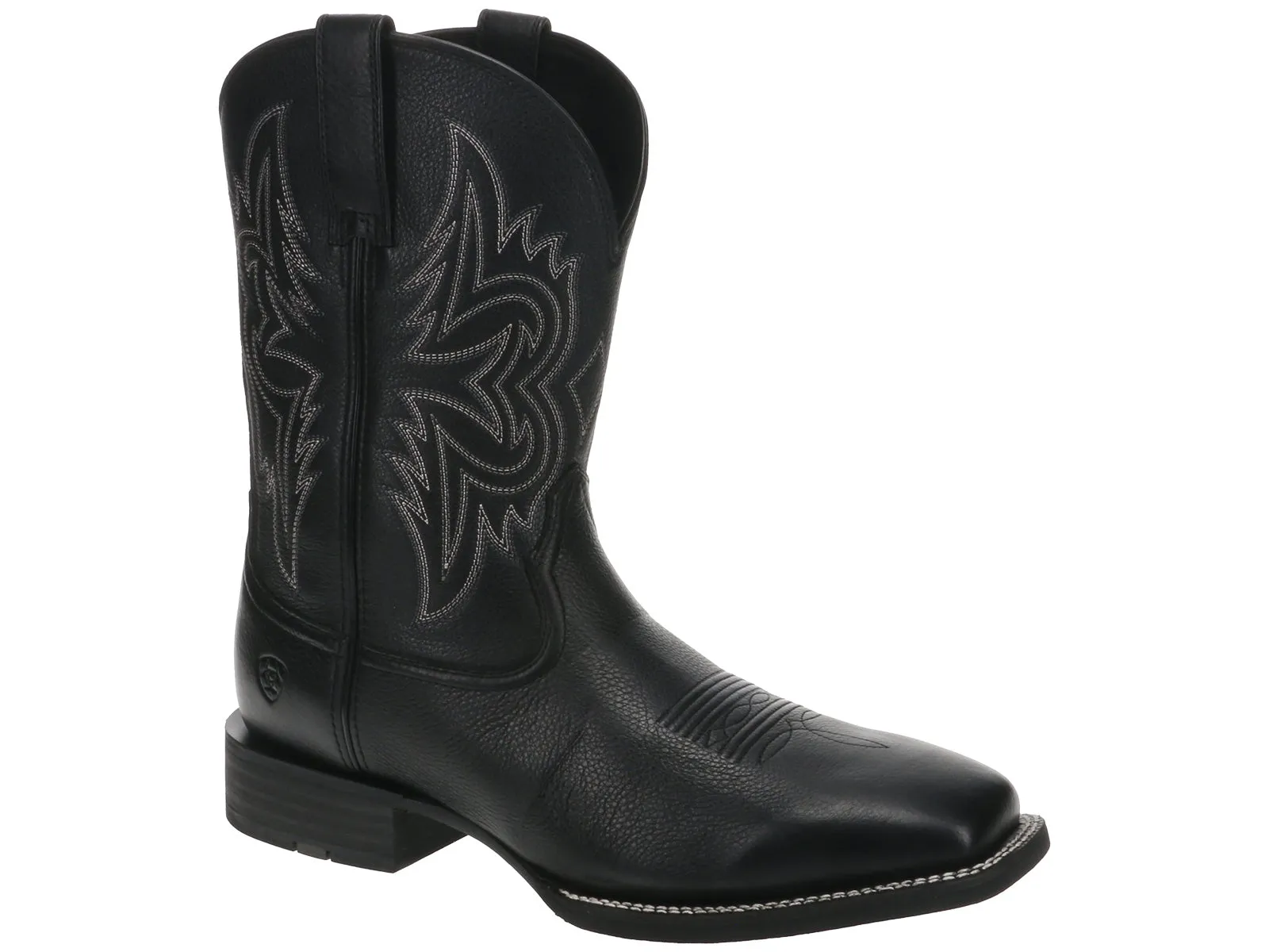 Resole Work Boots Ariat Western Big Rig Square Toe Cowboy Boot Black