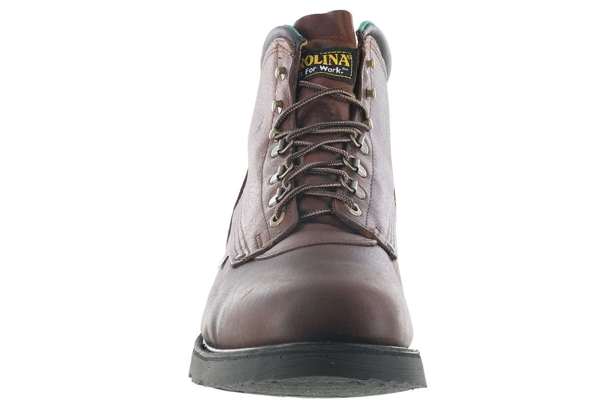 Best Pull On Work Boots For Big Guys Carolina Domestic 6 Inch Soft Toe