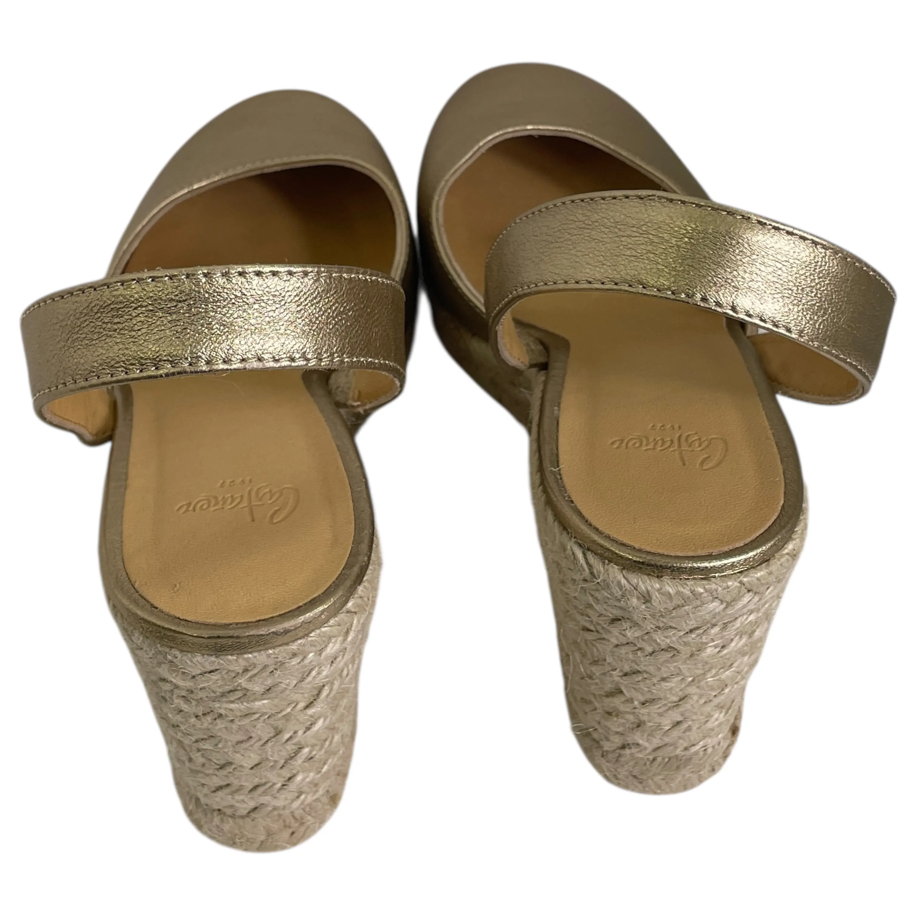 High Heel Porn Videos SHOES HEELS WEDGE by  CMA In GOLD, Size: 8