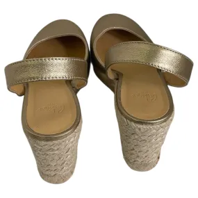 SHOES HEELS WEDGE by  CMA In GOLD, Size: 8 Kitten Heel Thigh High Boots