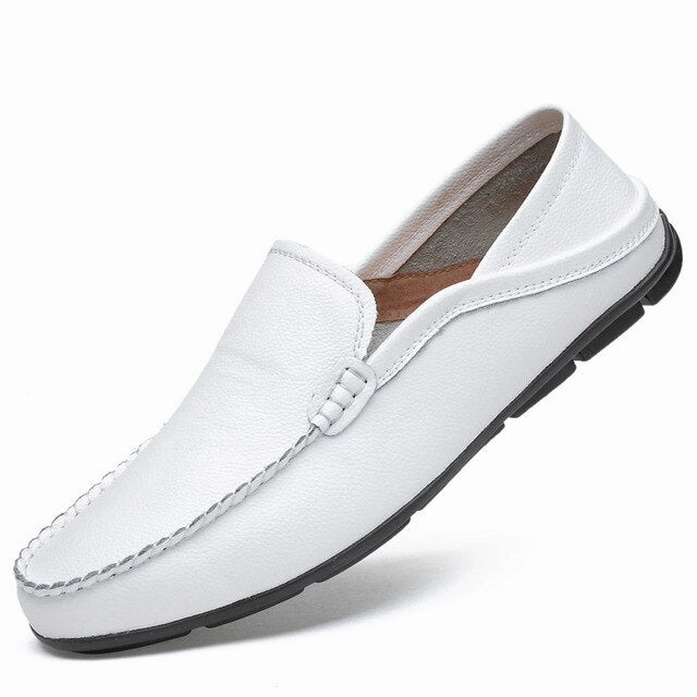Above The Ground Loafers West Louis Casual Fashion Summer Leather Loafers