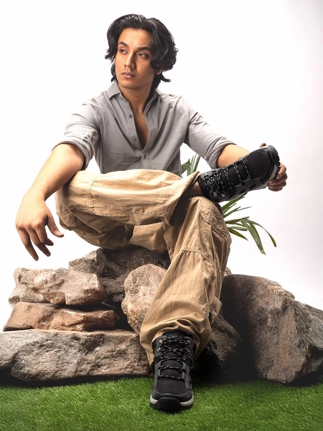 Rosa Ankle Boots Bacca Bucci ENDURO High-Top Outdoor Hiking Boots