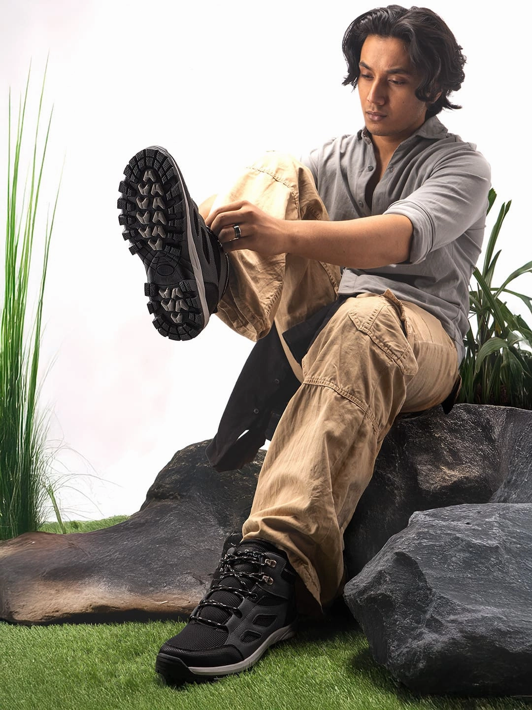 Bacca Bucci ENDURO High-Top Outdoor Hiking Boots Bz Moda Ankle Boots