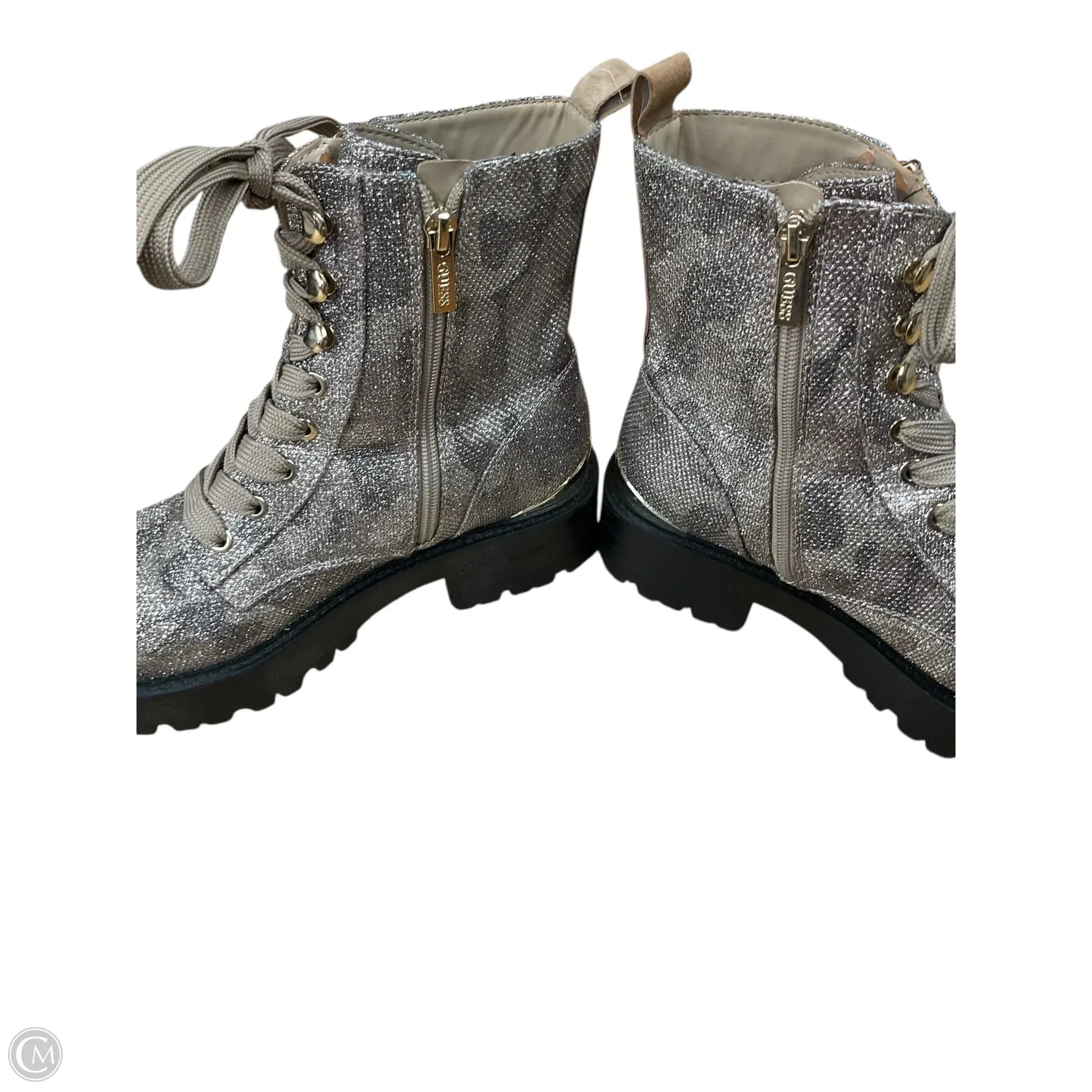 Ethical Combat Boots Boots Combat By Guess In Animal Print, Size: 8