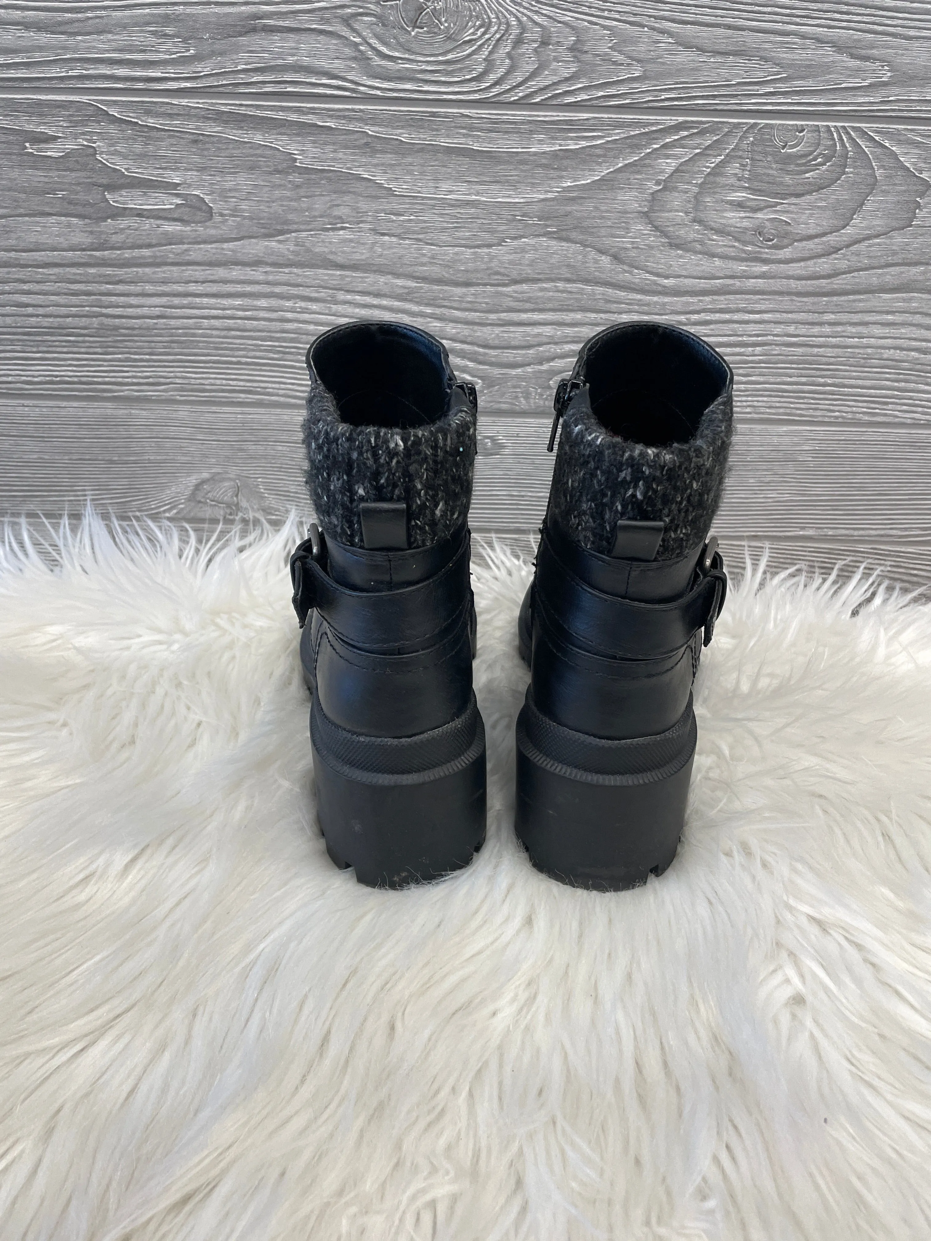 Boots Combat By Report In Black, Size: 6.5 Tubular Combat Boots