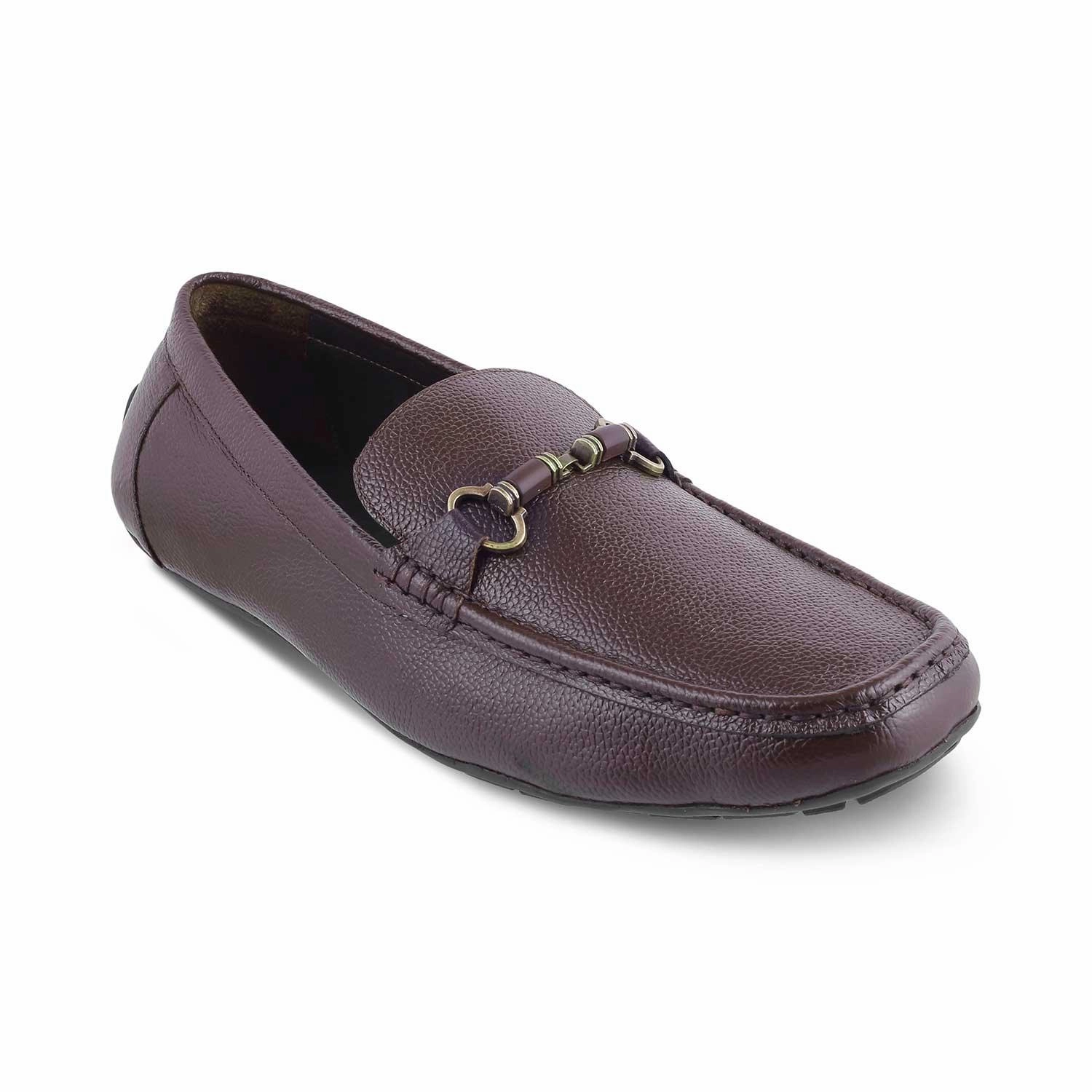 Miumiu Loafers The Robuk Brown Men's Leather Driving Loafers Tresmode