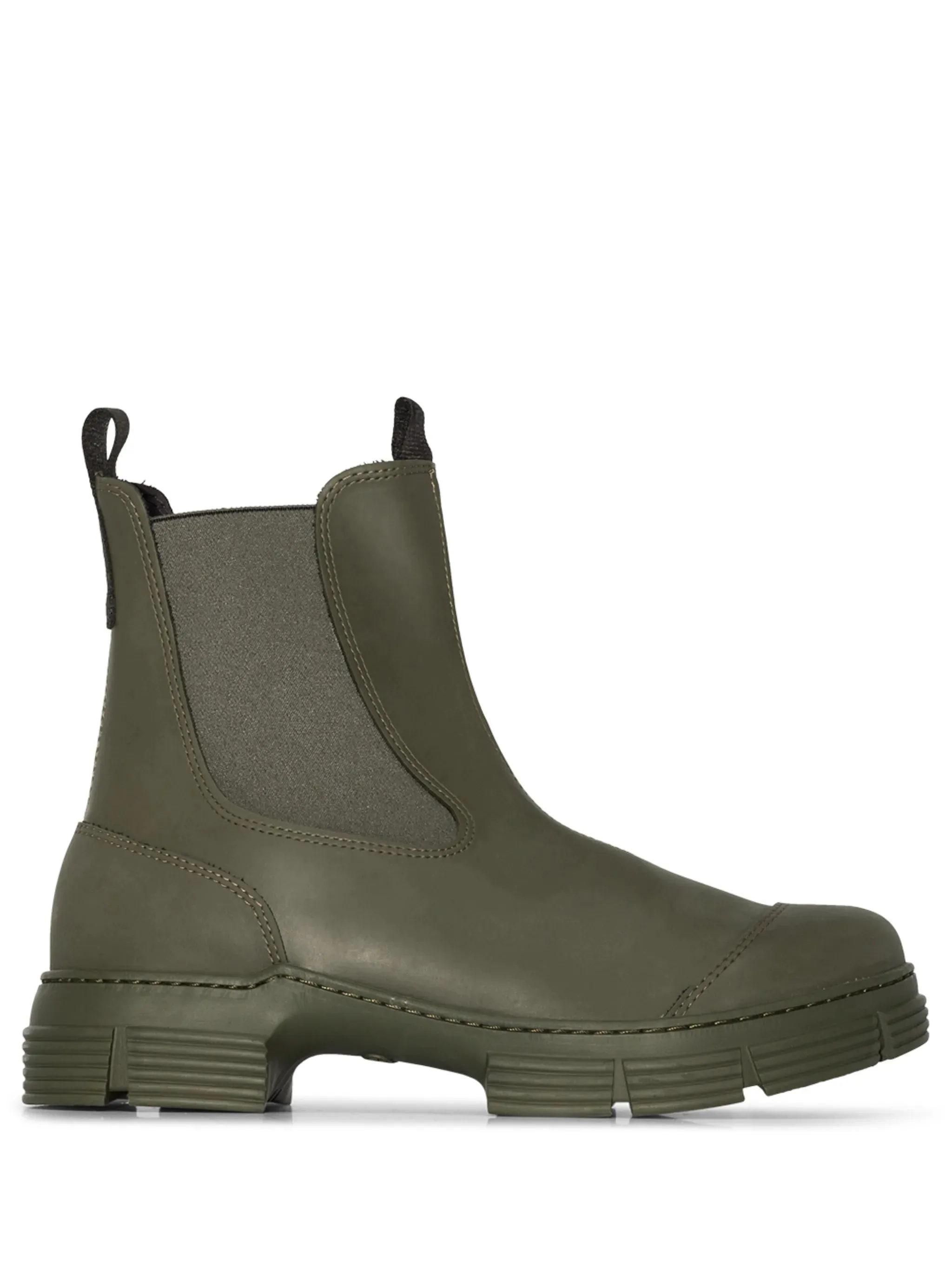 Maje Leather Chelsea Boots chunky sole Chelsea boots
