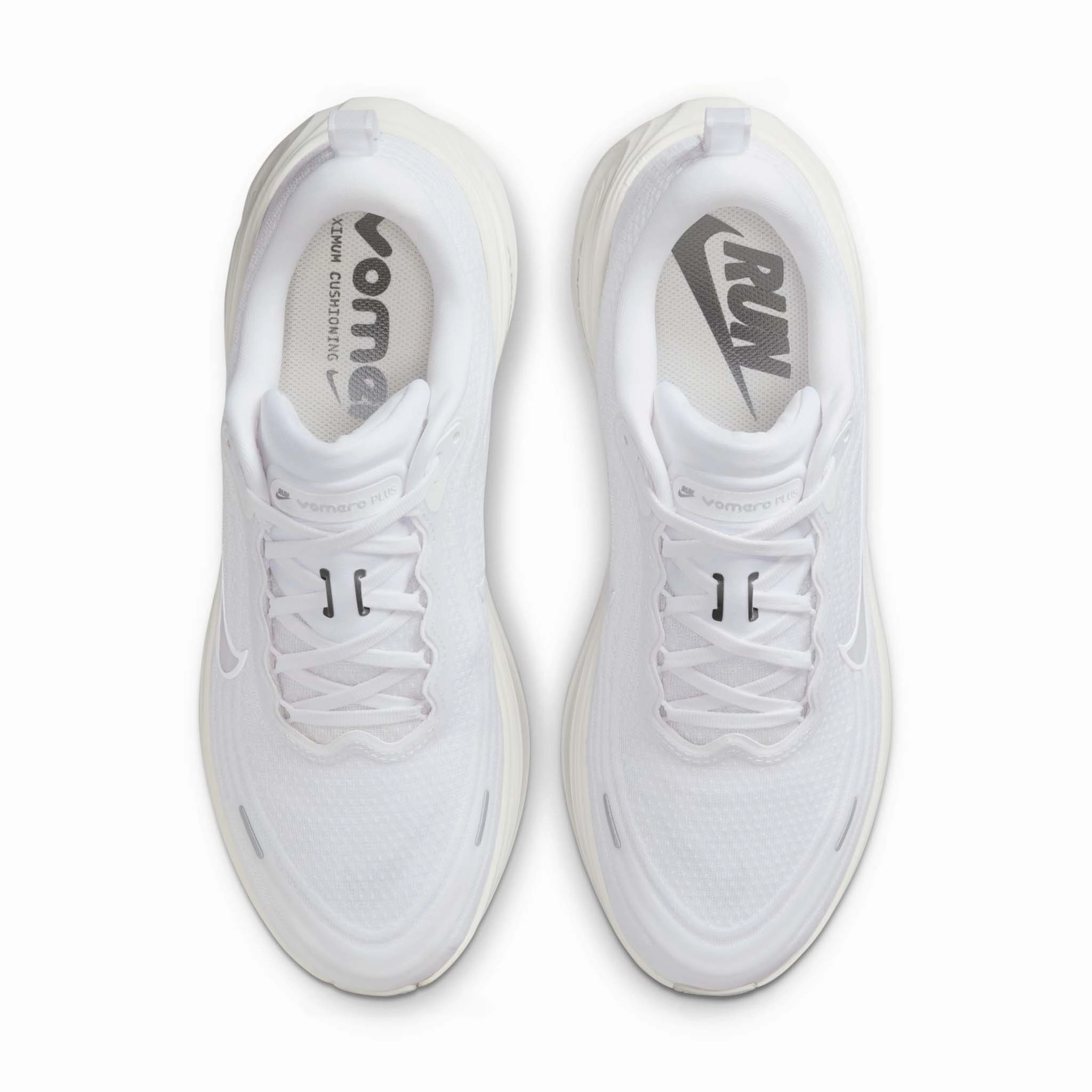 Nike | Men's Vomero Plus Road Running Shoes - White/Summit White-Photon Dust Nike Air Forces Shoes