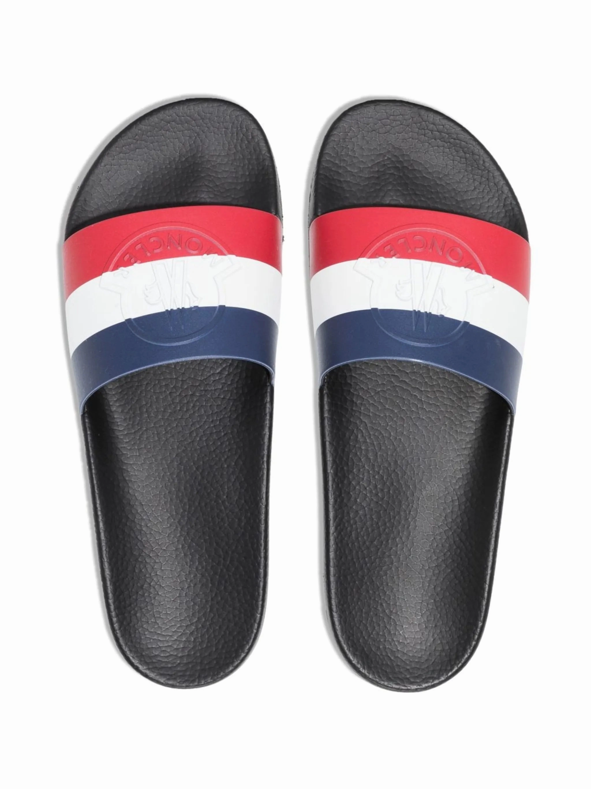 Casual Wear Slippers Basile striped flat slides