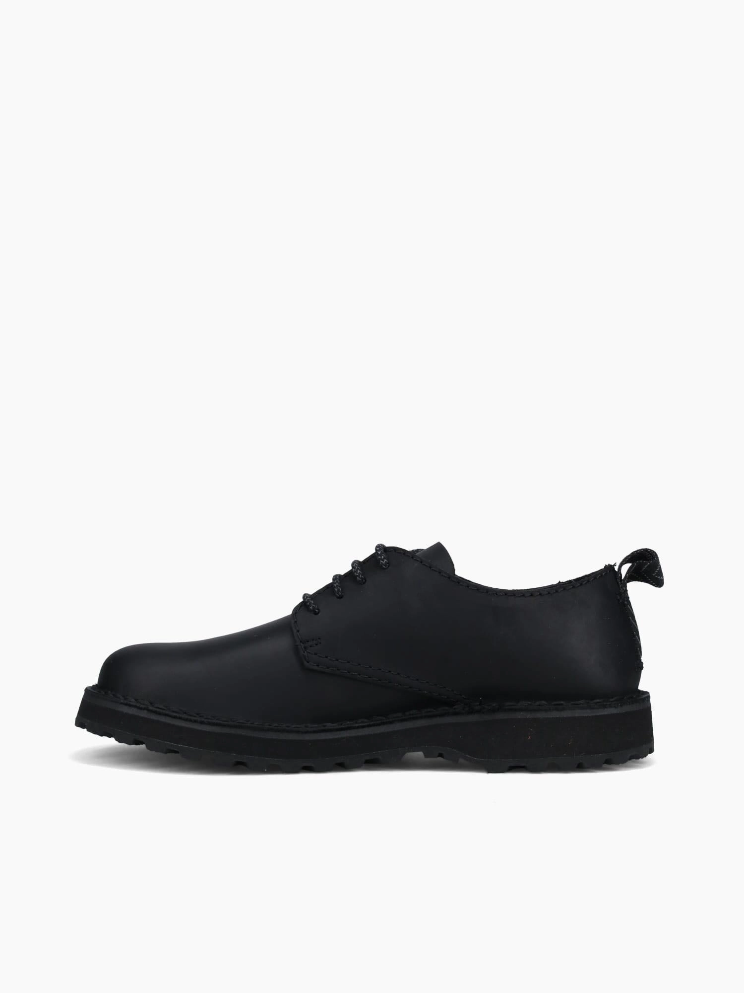 Platform Slip-on Oxfords Solbury Black Leather