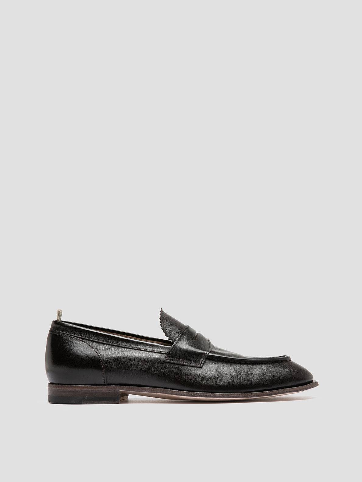 New Republic Loafers SOLITUDE 001 - Dark Brown Leather Penny Loafers