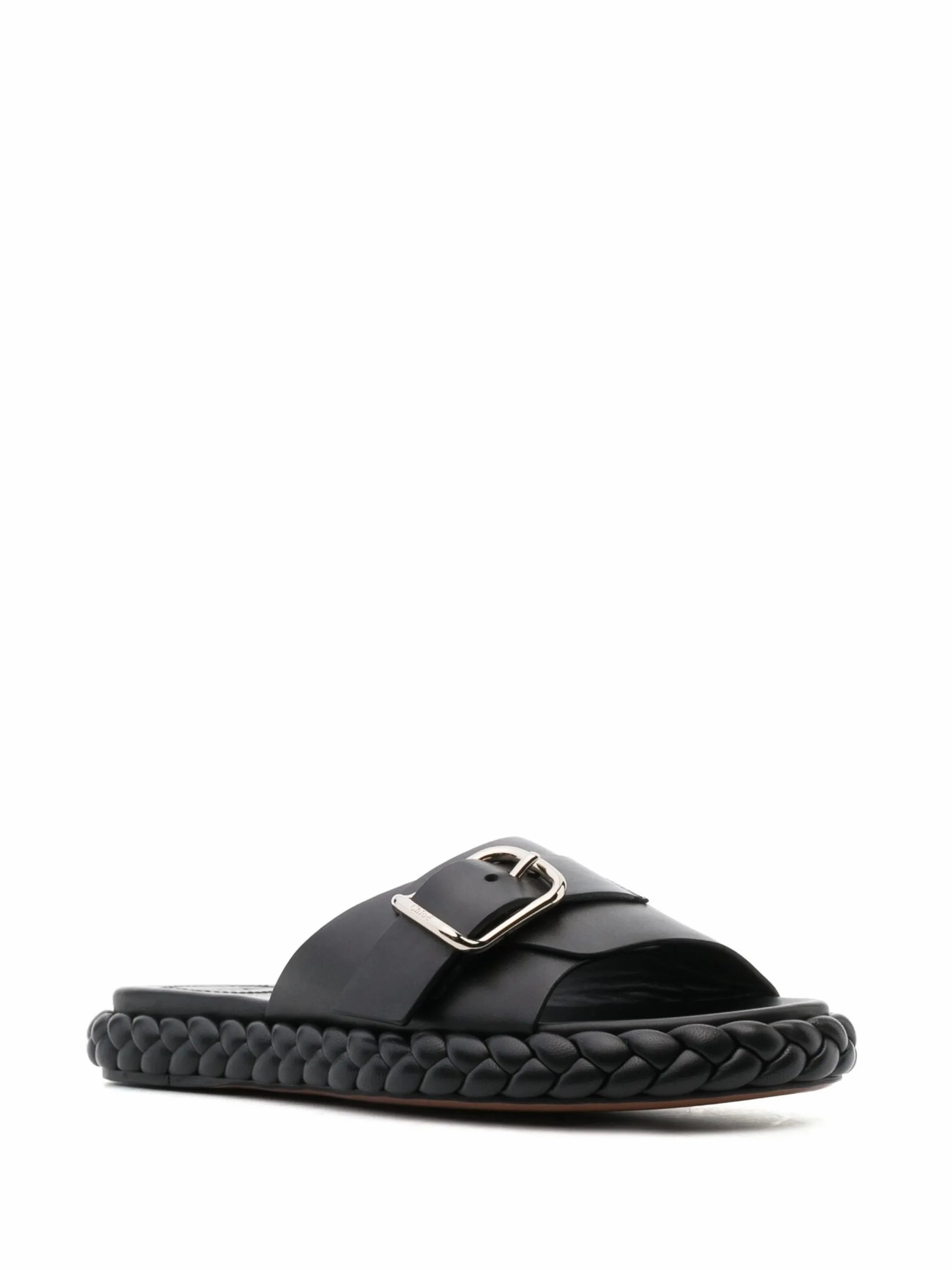 braided-sole leather slides Slip Sale Ansley